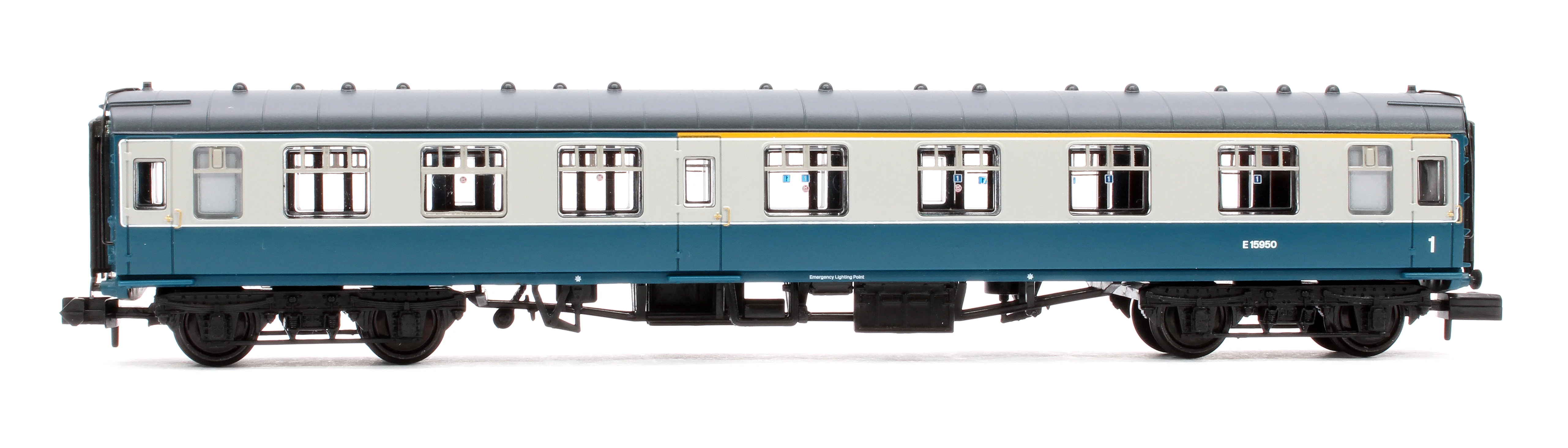 374-258D BR Mk1 CK Composite Corridor BR Blue & Grey No. E15950 - Image 2