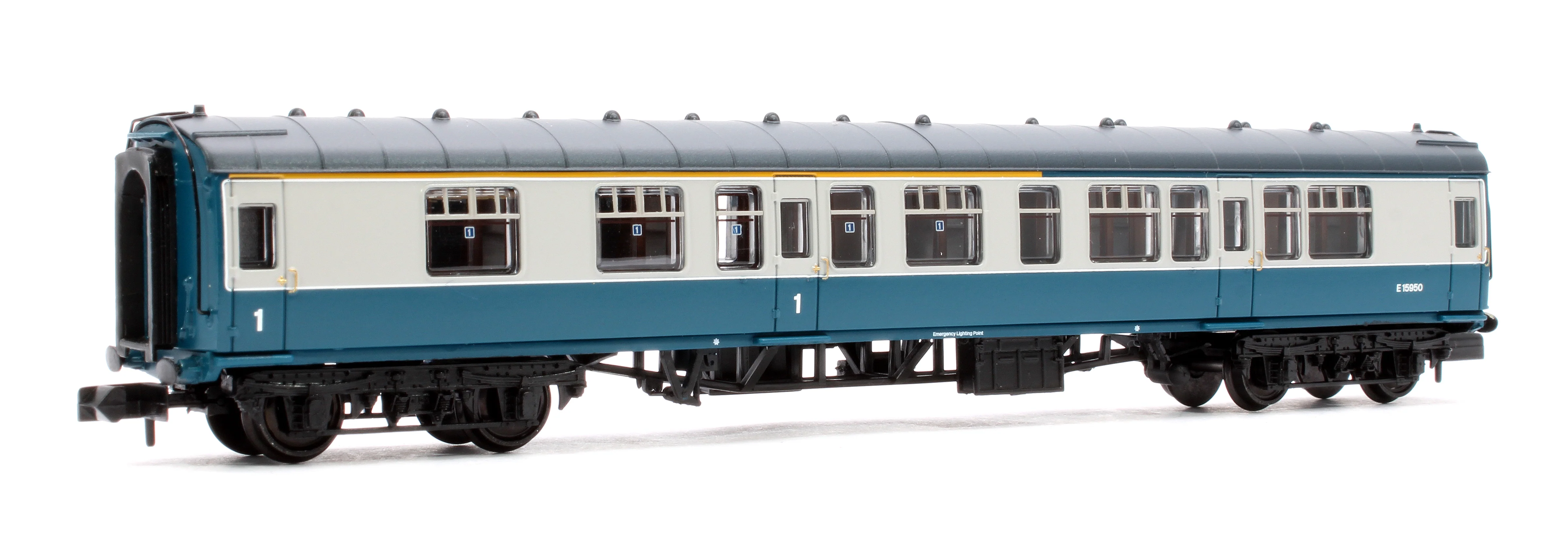 374-258D BR Mk1 CK Composite Corridor BR Blue & Grey No. E15950 - Image 3