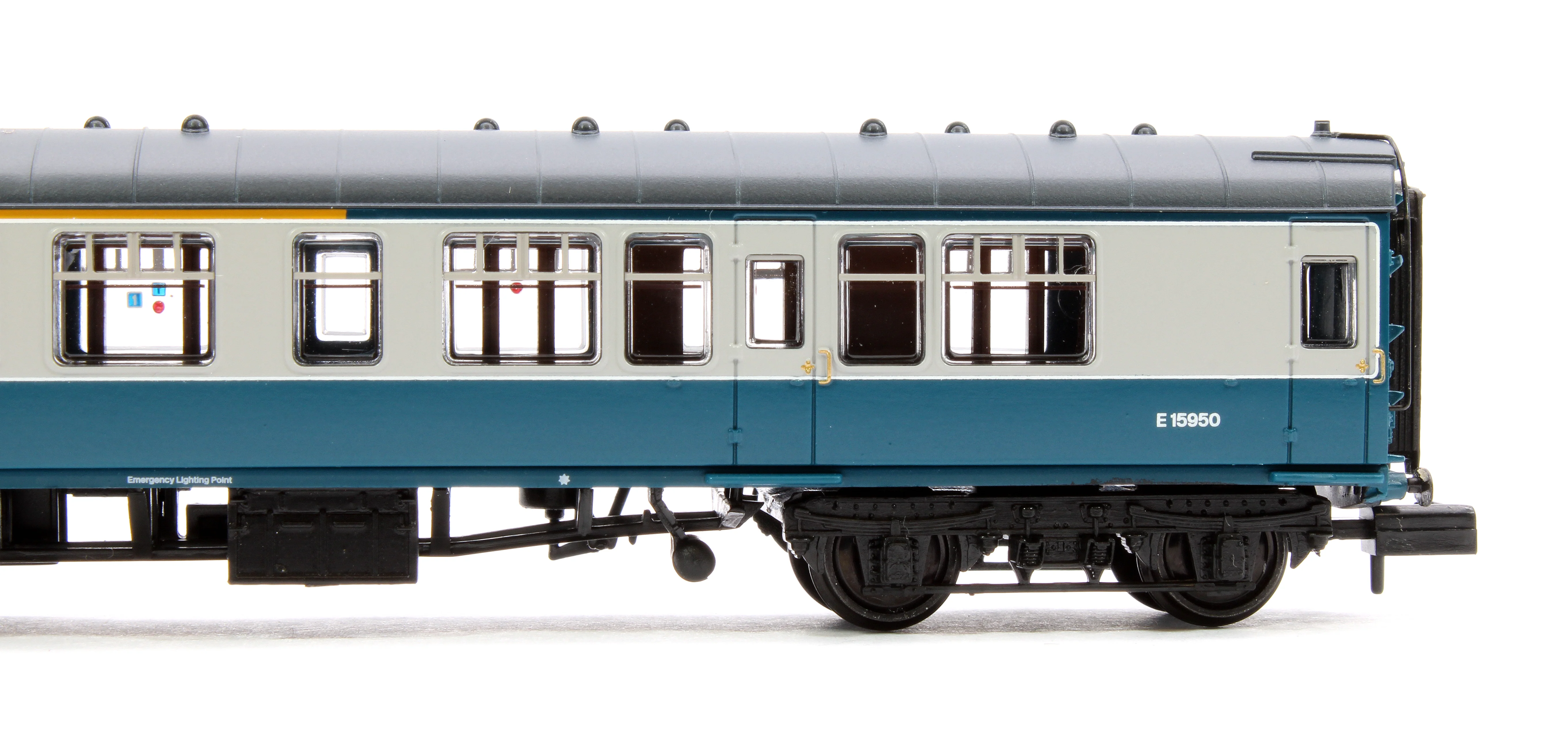 374-258D BR Mk1 CK Composite Corridor BR Blue & Grey No. E15950 - Image 4