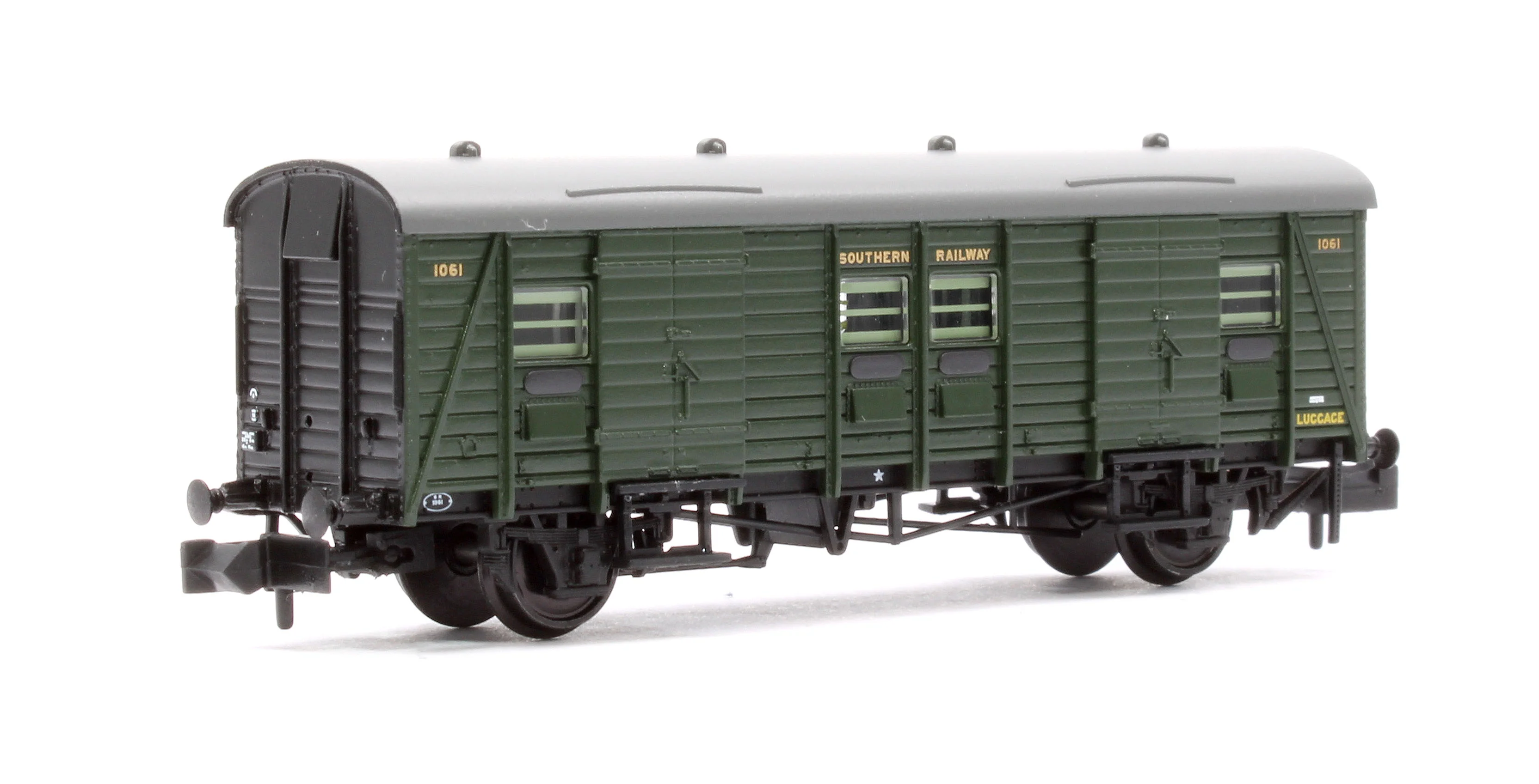 374-418 SR PLV Passenger Luggage Van SR Maunsell Green No.2186 - Image 3