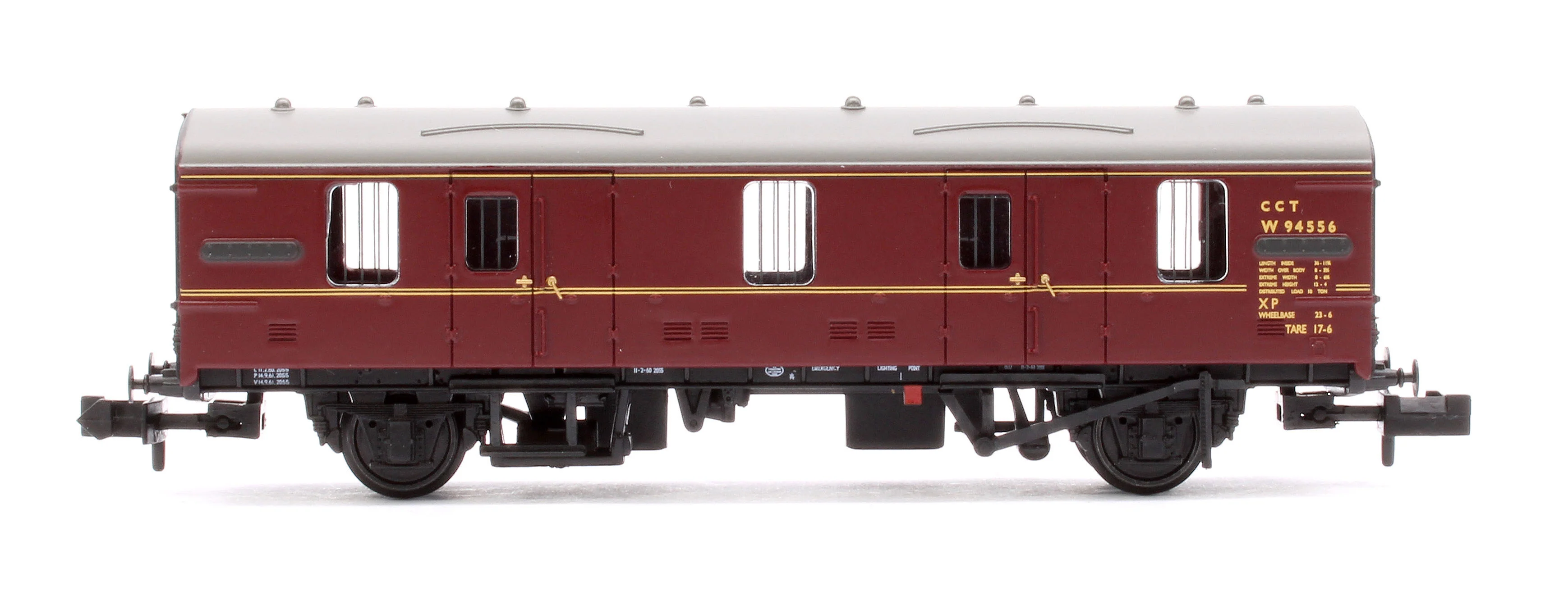 374-785B BR Mk1 CCT Covered Carriage Truck BR Maroon No.W94556 - Image 2