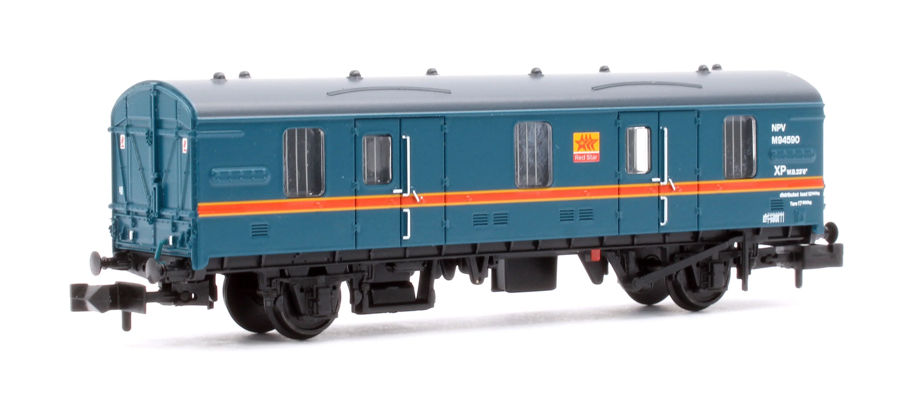 374-788A BR Mk1 NPV (Ex-CCT) Covered Carriage Truck 'Red Star Express Parcels' No.M94590