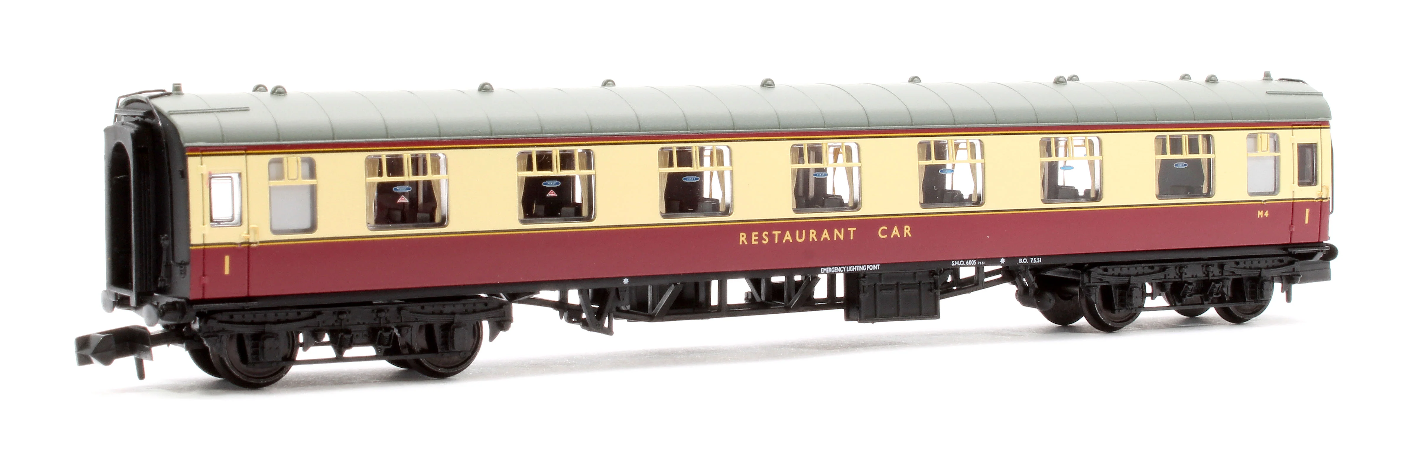 374-807A BR Mk1 RFO Restaurant First Open BR Crimson & Cream No.M4