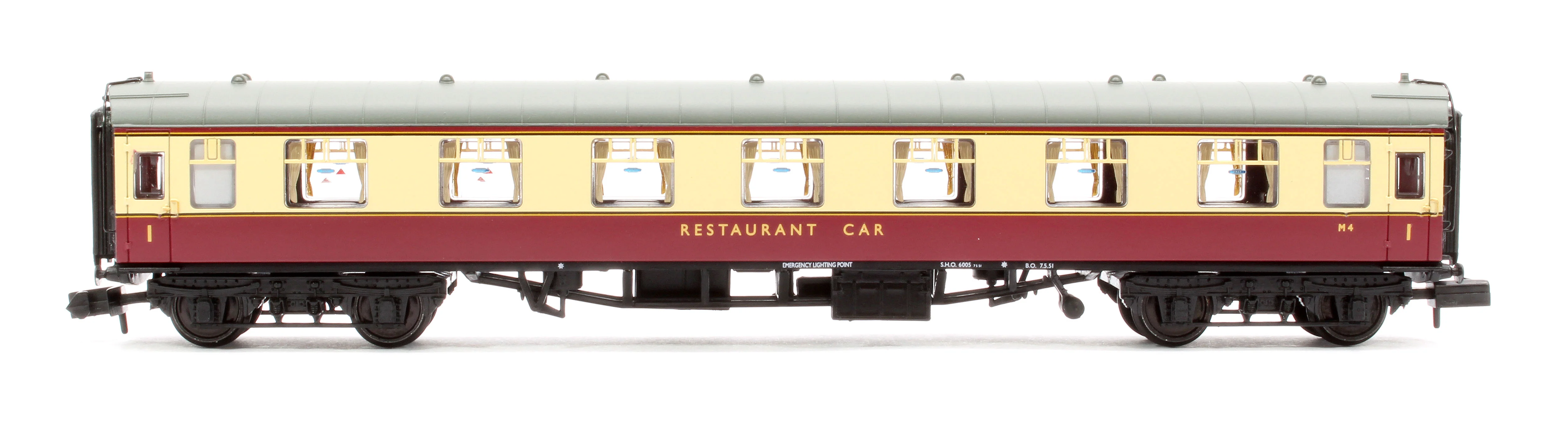 374-807A BR Mk1 RFO Restaurant First Open BR Crimson & Cream No.M4 - Image 2
