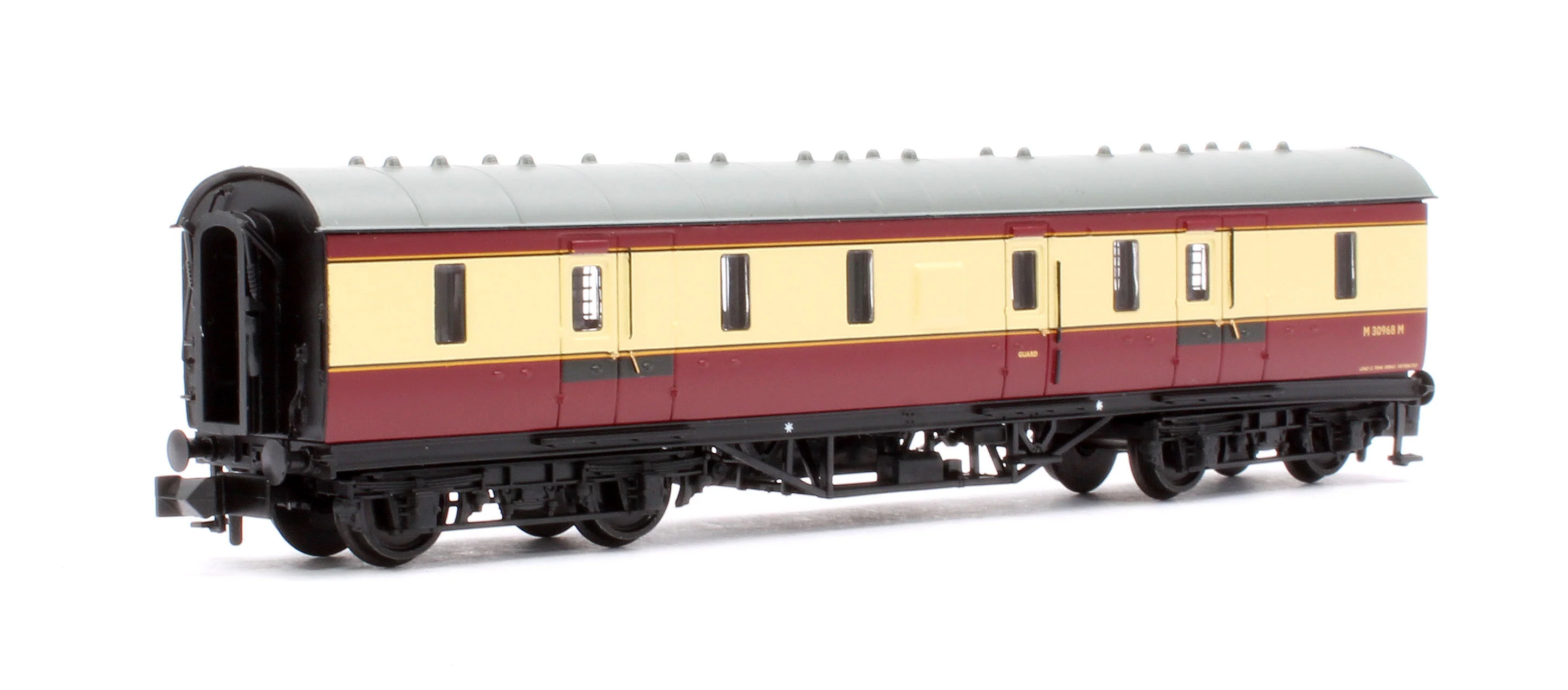 374-886A LMS Stanier 50ft Full Brake BR Crimson & Cream No.M30968M