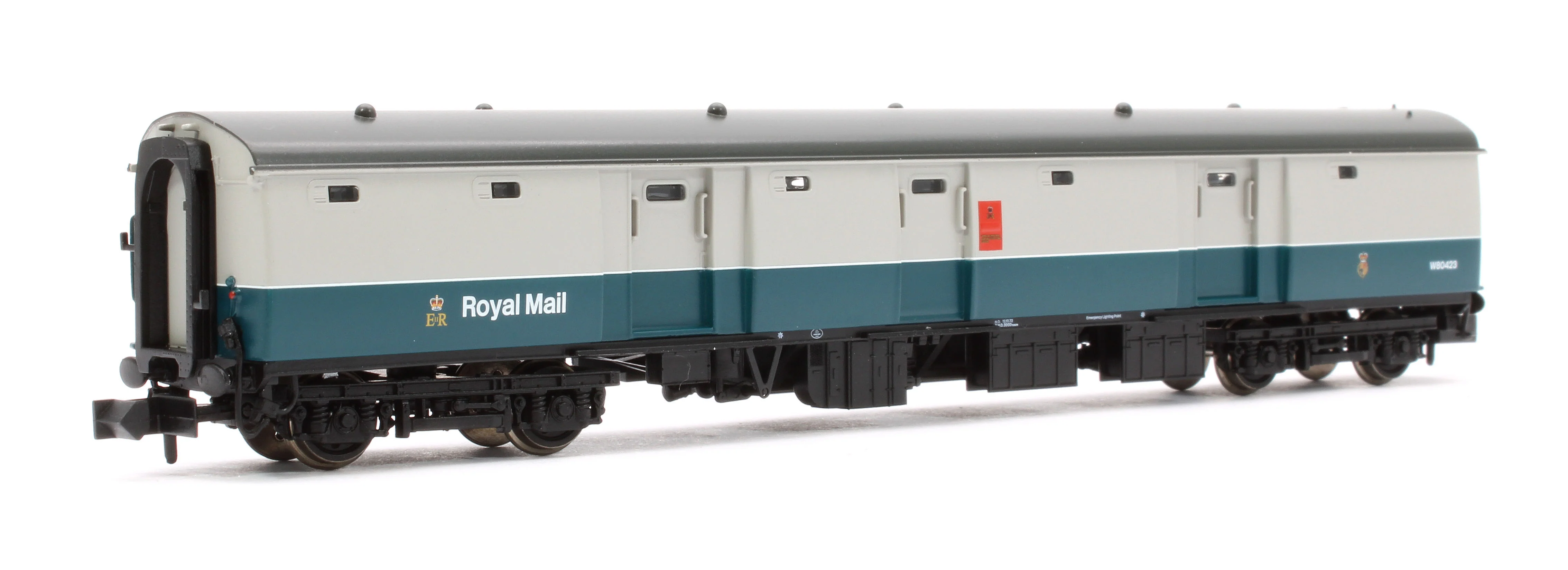 374-965 BR Mk1 POT Post Office Tender (Stowage) BR Blue & Grey (Royal Mail) No.W80423 - Image 3