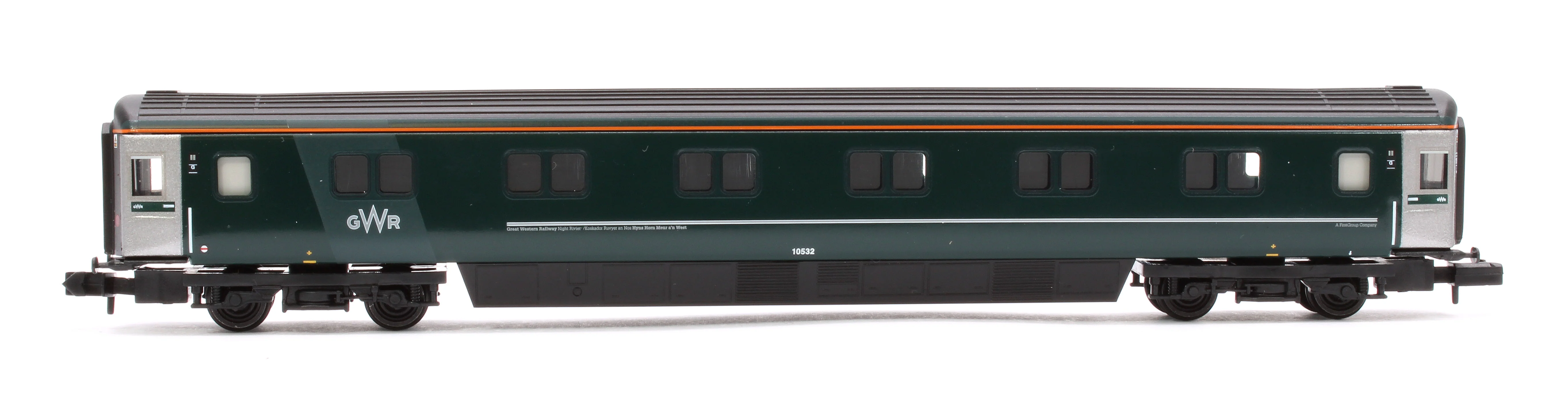 374-997 BR Mk3 'Night Riviera' 2-Coach Pack GWR Green (FirstGroup) No.10532 & No.17174 - Pack A - Image 3