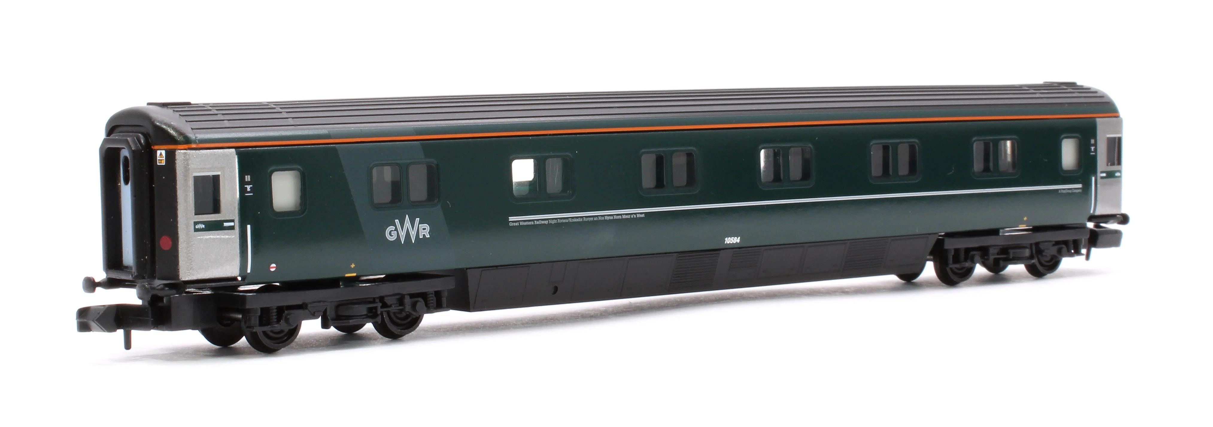 374-997A BR Mk3 'Night Riviera' 2-Coach Pack GWR Green (FirstGroup) No.10584 & No.12142 - Pack B - Image 2