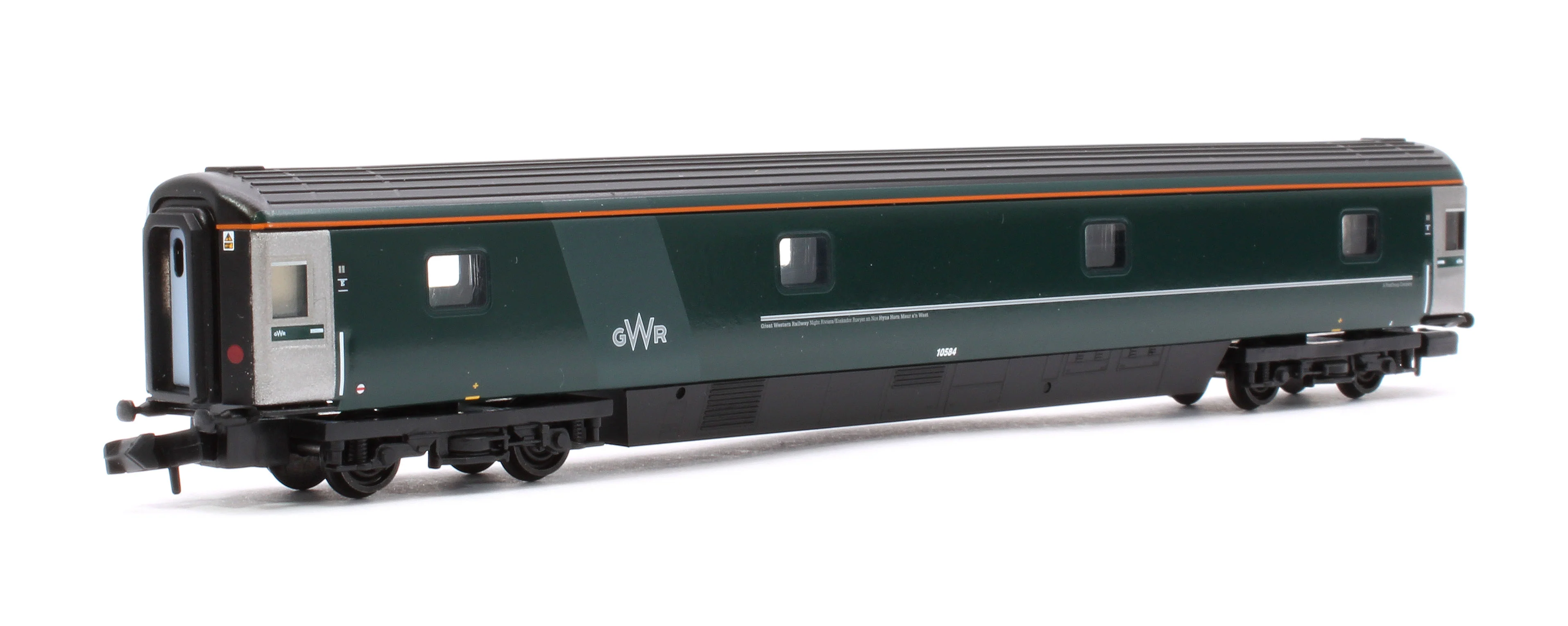 374-997A BR Mk3 'Night Riviera' 2-Coach Pack GWR Green (FirstGroup) No.10584 & No.12142 - Pack B - Image 4
