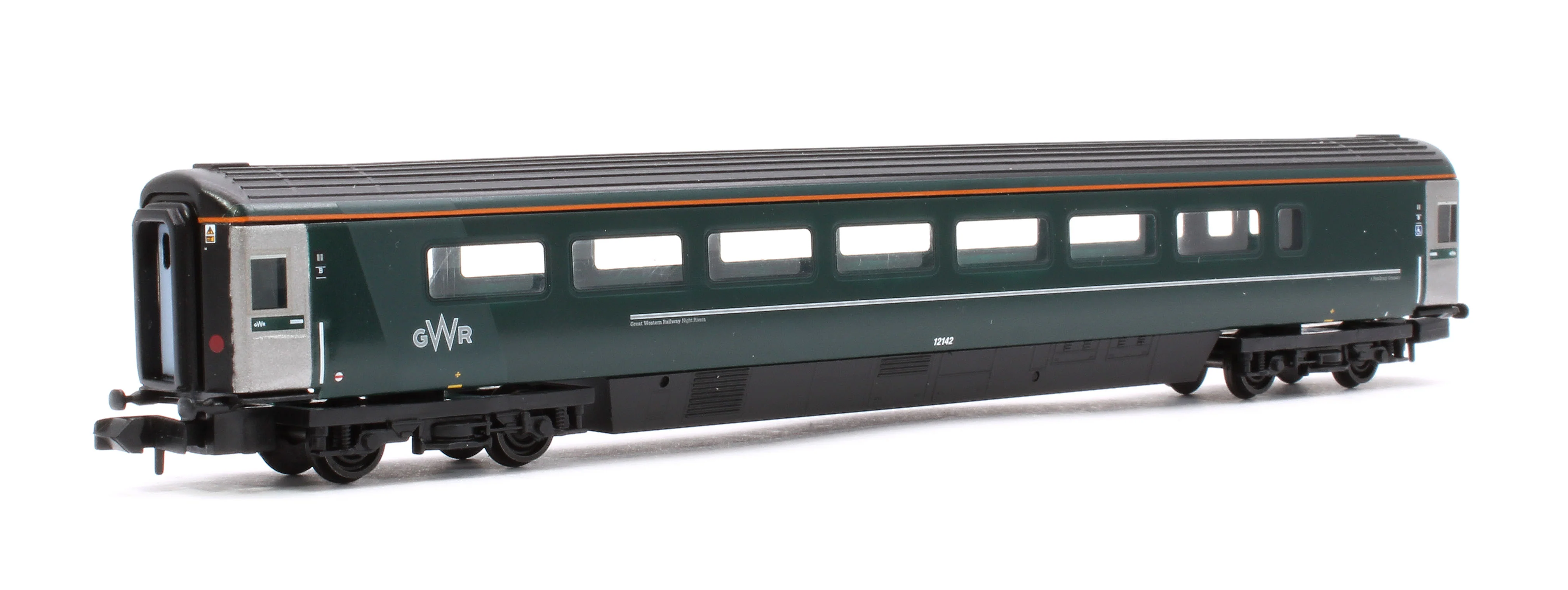 374-997A BR Mk3 'Night Riviera' 2-Coach Pack GWR Green (FirstGroup) No.10584 & No.12142 - Pack B - Image 7