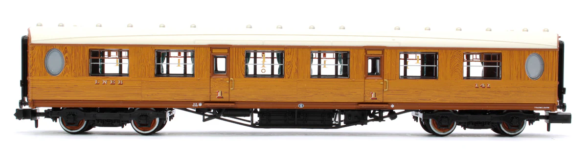 376-200B LNER Thompson First Corridor LNER Teak Effect 141 - Image 2