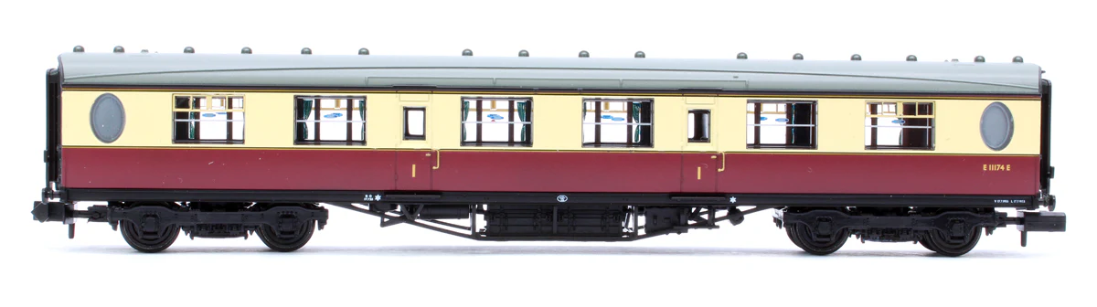 376-201A LNER Thompson First Corridor BR Crimson & Cream E11174E - Image 2