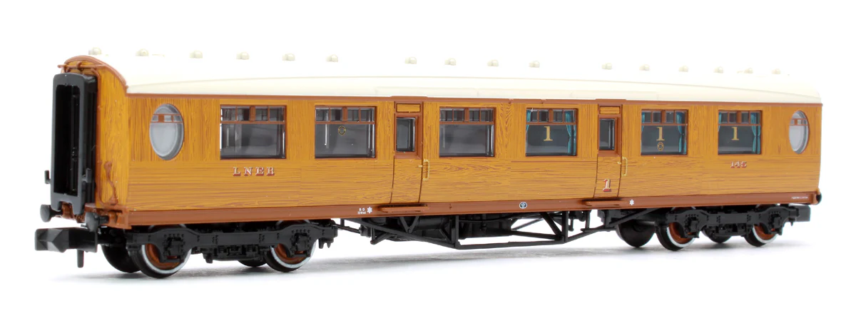 376-225B LNER Thompson Composite Corridor LNER Teak Effect 145 - Image 3