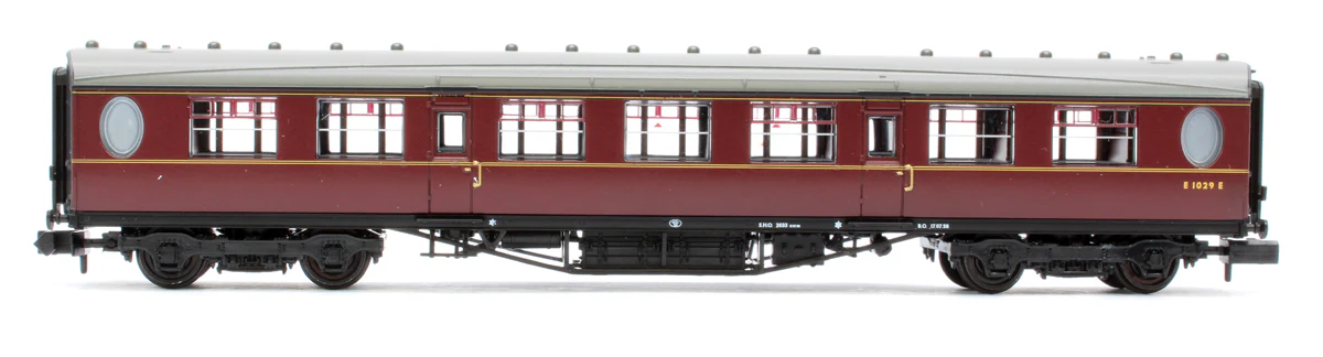 376-252 LNER Thompson Second Corridor BR Maroon E1029E - Image 2