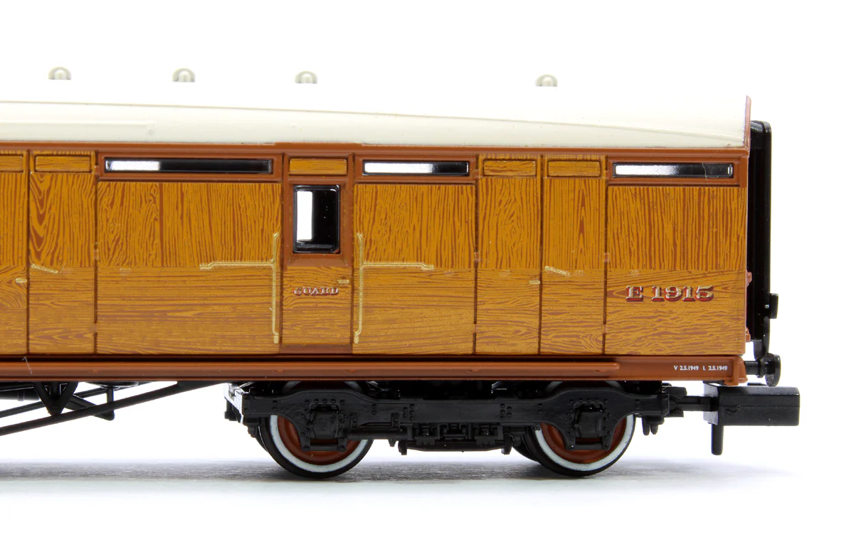 376-275A LNER Thompson Brake Third Corridor LNER Teak Effect E1915 - Image 5