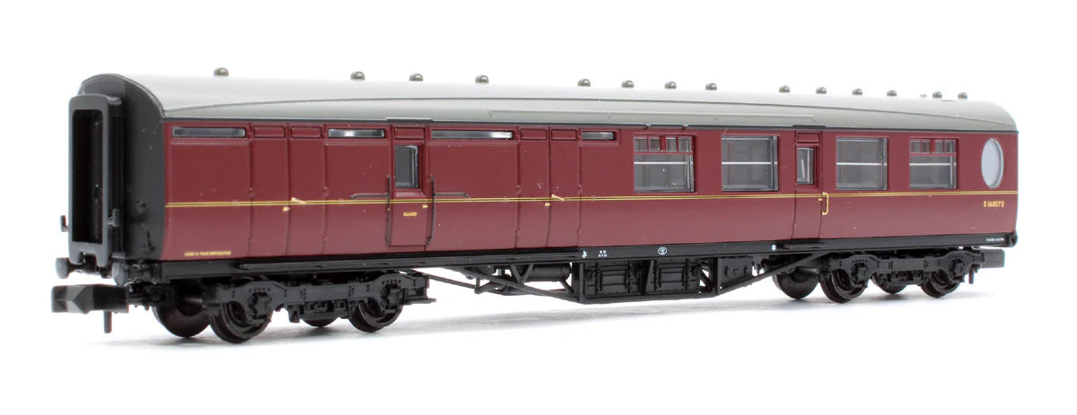 376-277 LNER Thompson Brake Second Corridor BR Maroon No. E16857E