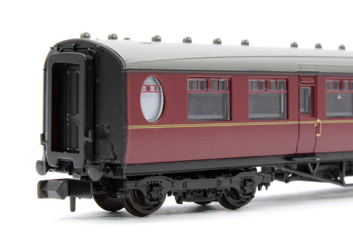 376-277 LNER Thompson Brake Second Corridor BR Maroon No. E16857E - Image 4
