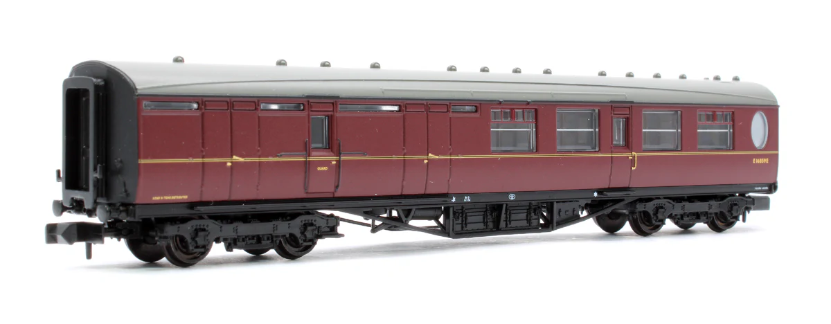 376-277A LNER Thompson Brake Second Corridor BR Maroon No. E16859E
