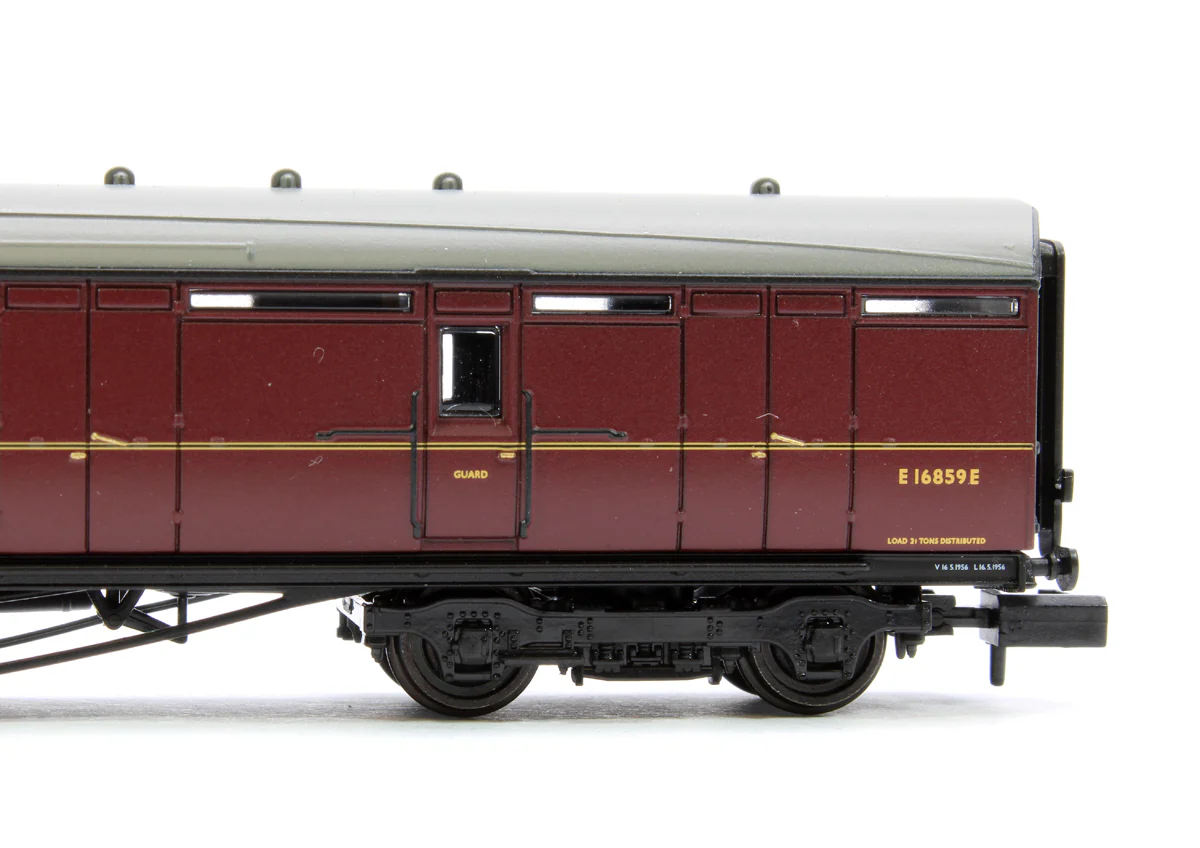 376-277A LNER Thompson Brake Second Corridor BR Maroon No. E16859E - Image 5