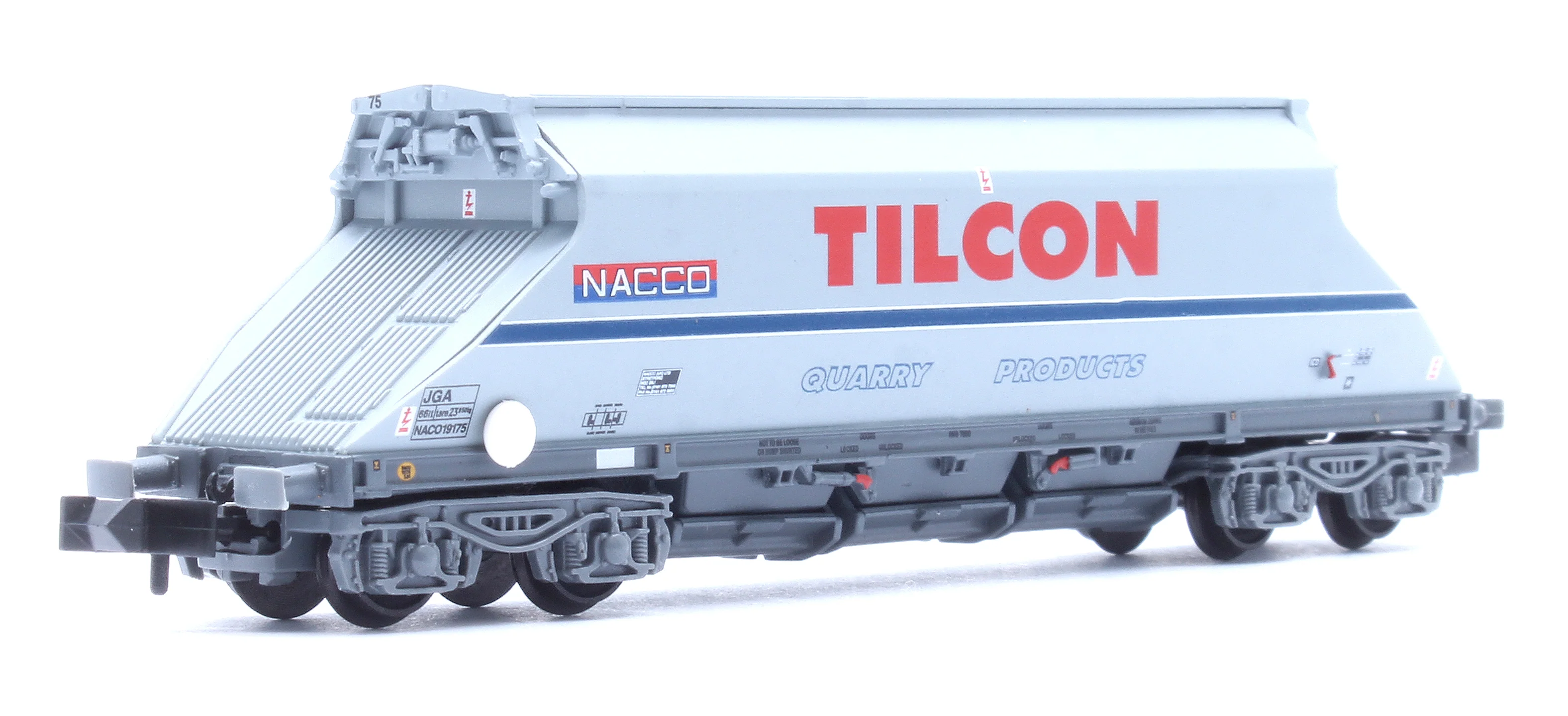 377-104A JGA Bogie Hopper with Hopper Cover 'Tilcon' Grey No.NACO19175 - Image 3