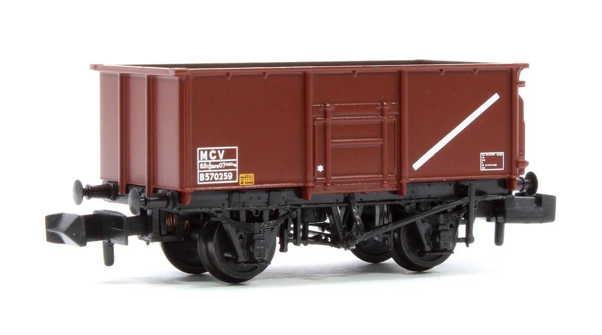 377-257A BR 16T Steel Mineral Wagon BR Bauxite (TOPS) No. B570259