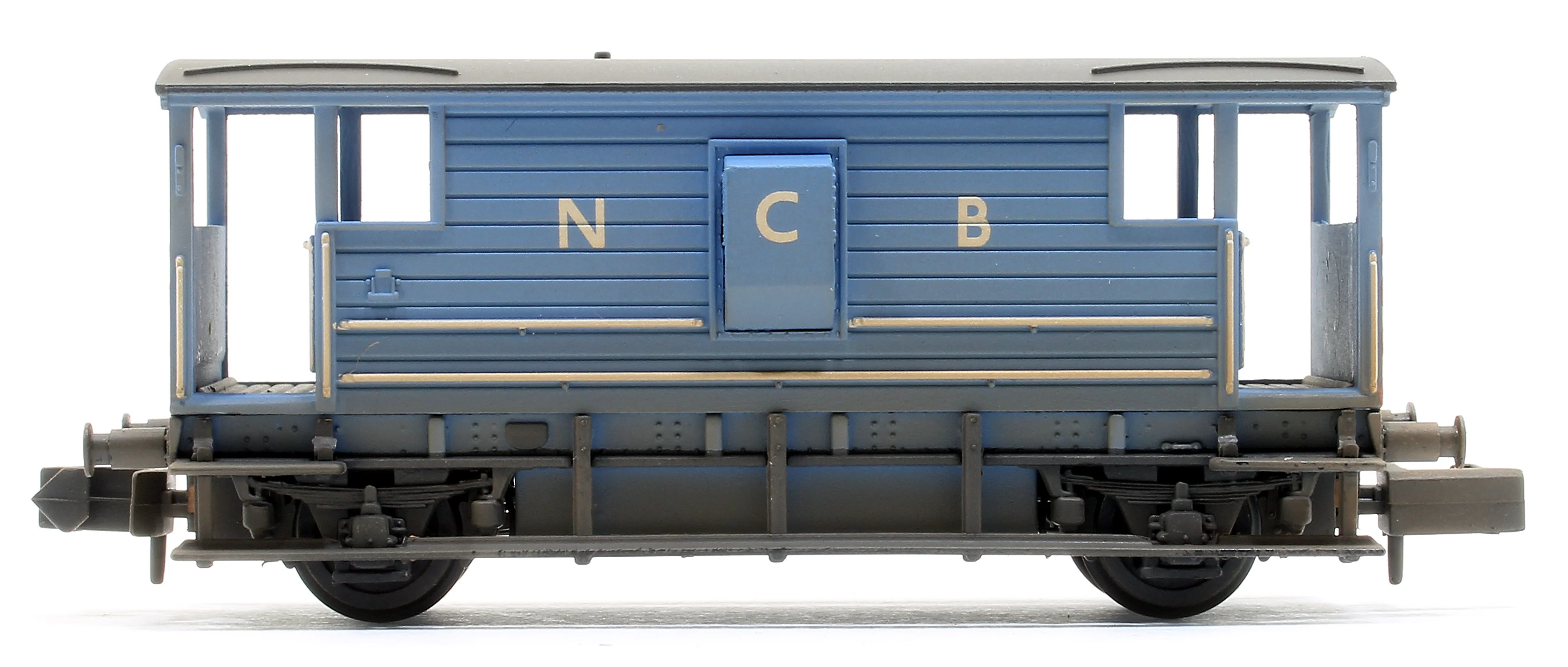 377-304 LMS 20T Brake Van NCB Blue - Weathered - Image 3