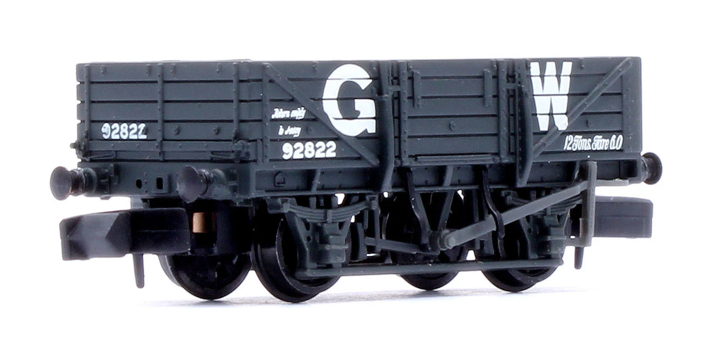 377-475B 5 Plank China Clay Wagon GWR Grey No.92822