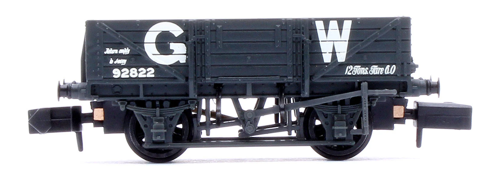 377-475B 5 Plank China Clay Wagon GWR Grey No.92822 - Image 2