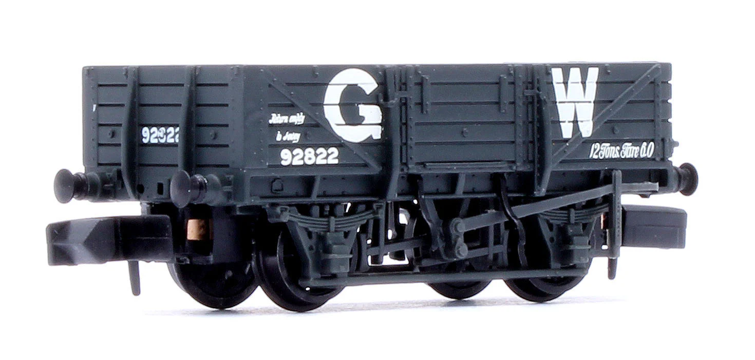 377-475B 5 Plank China Clay Wagon GWR Grey No.92822 - Image 3