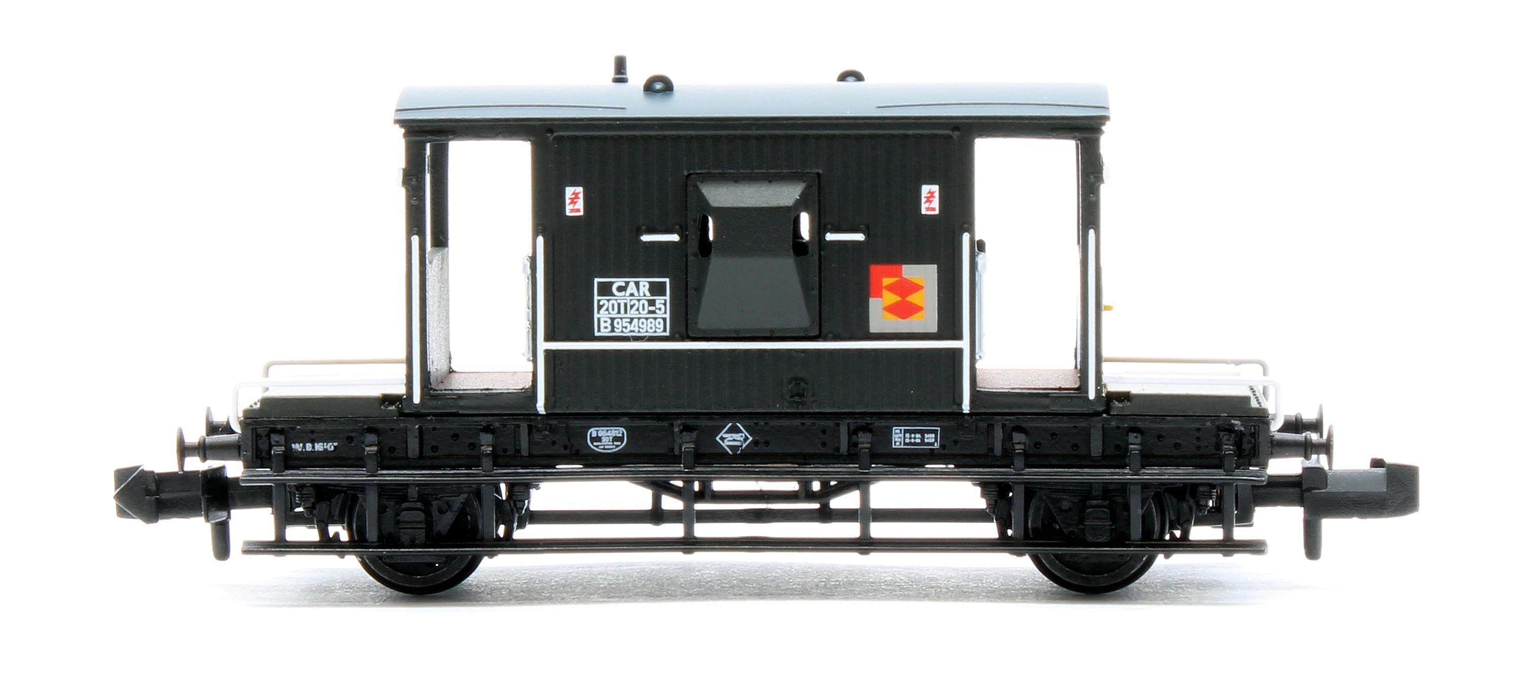 377-532A BR 20T Brake Van BR Railfreight Distribution Sector No. B954989 - Image 3