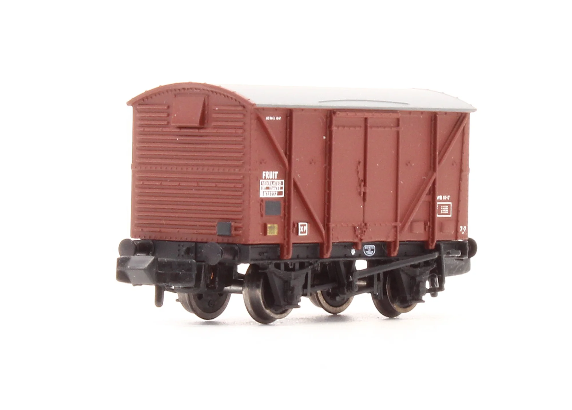 Pre-Owned 377-626A 12 Ton Plywood Fruit Van BR Bauxite 'B875772' - Late