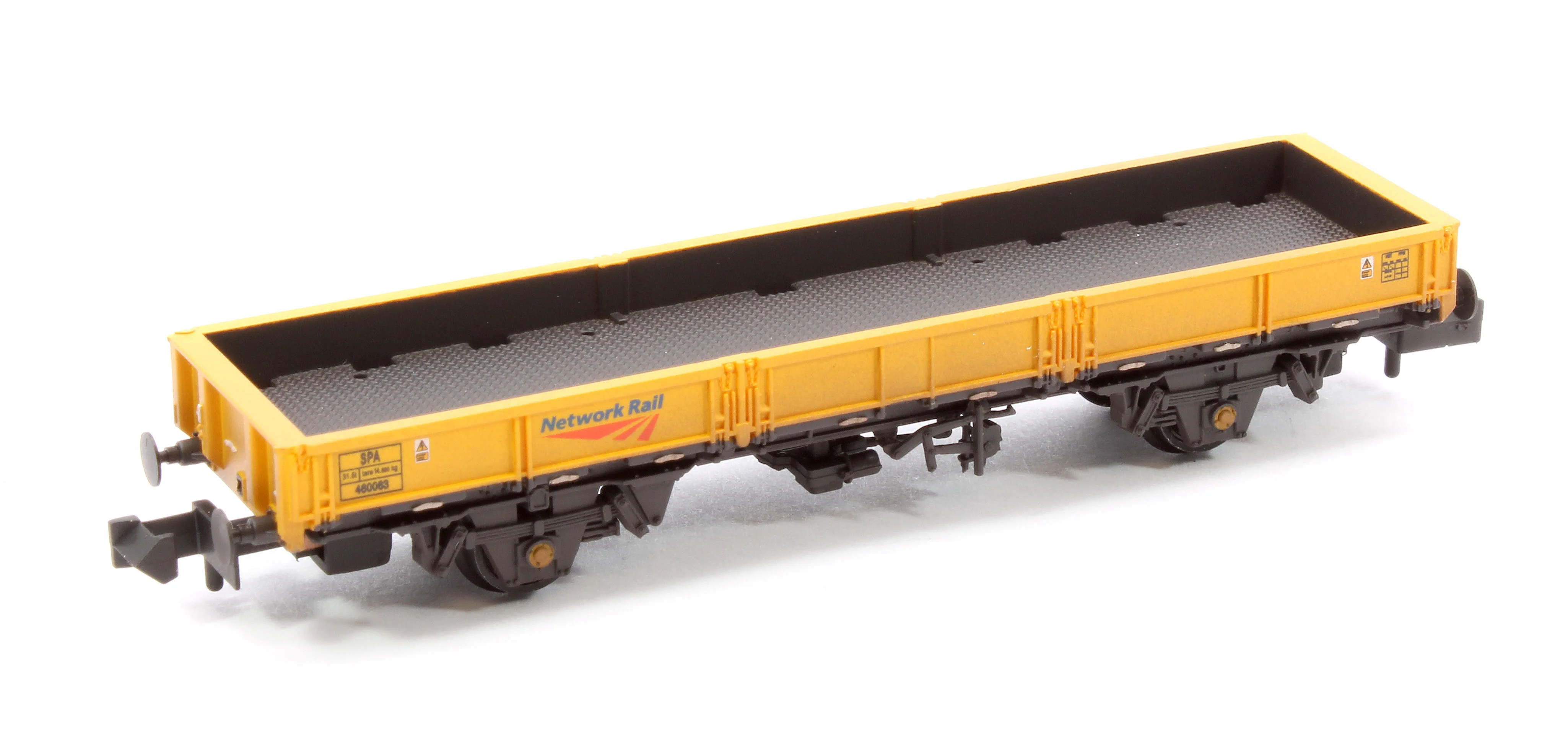 377-731A BR SPA Open Wagon Network Rail Yellow No.460063 - Weathered - Image 4