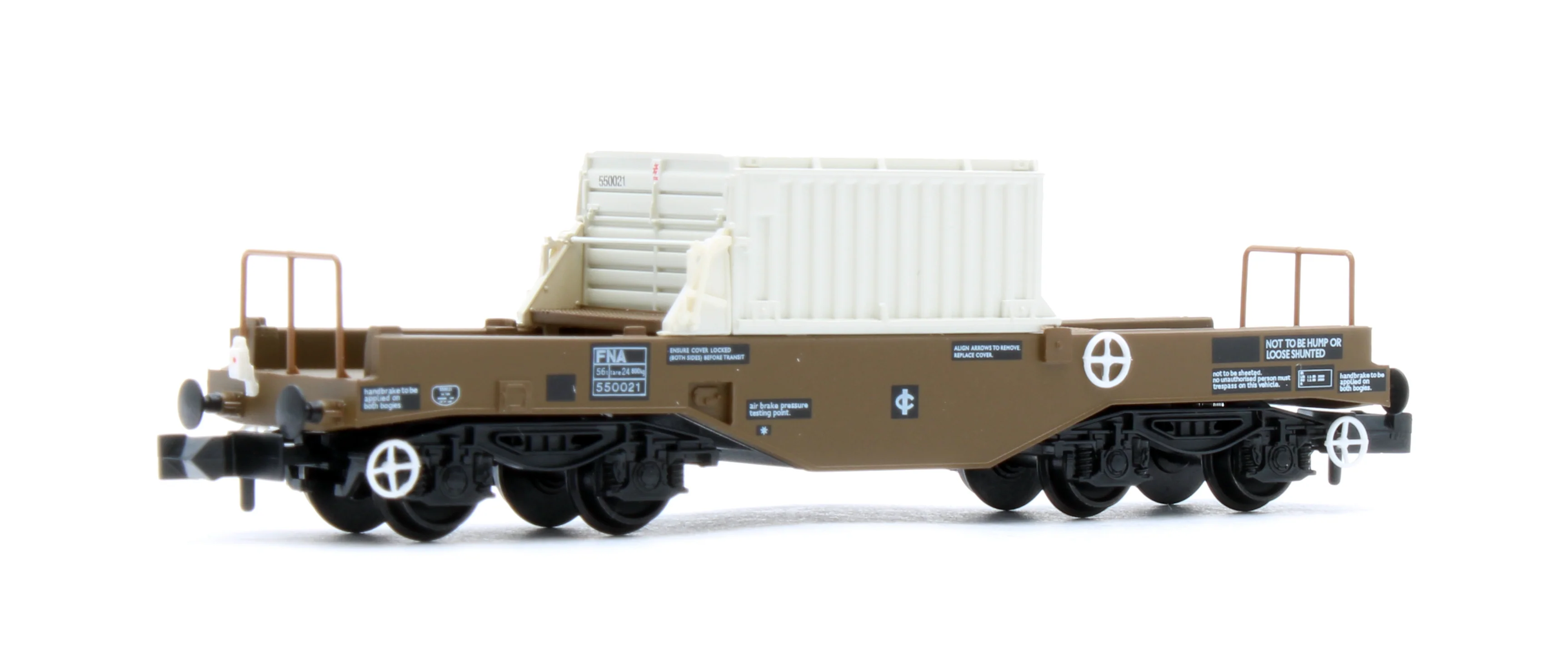 377-801A BR FNA Nuclear Flask Wagon with Flat Floor with Flask No.550021 - Image 2