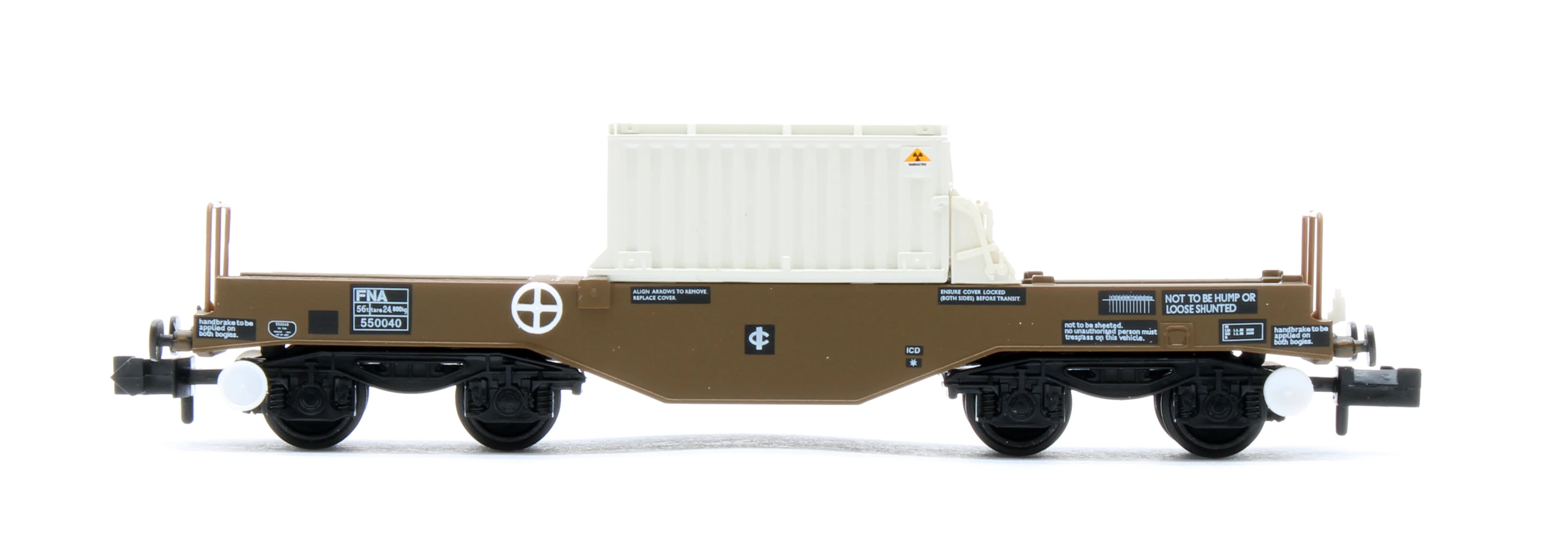 377-802A BR FNA Nuclear Flask Wagon with Sloping Floor with Flask No.550040 - Image 3