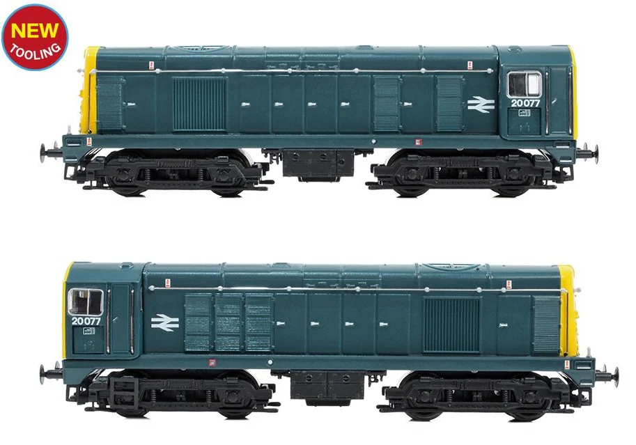 371-032B Class 20/0 Disc Headcode & Tablet Catcher Recess 20077 BR Blue Diesel Locomotive - Image 4