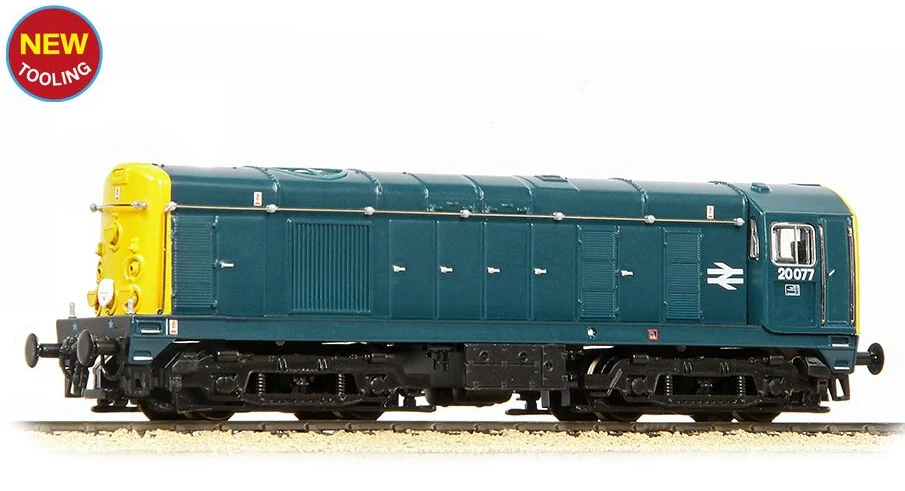 371-032B Class 20/0 Disc Headcode & Tablet Catcher Recess 20077 BR Blue Diesel Locomotive - Image 5