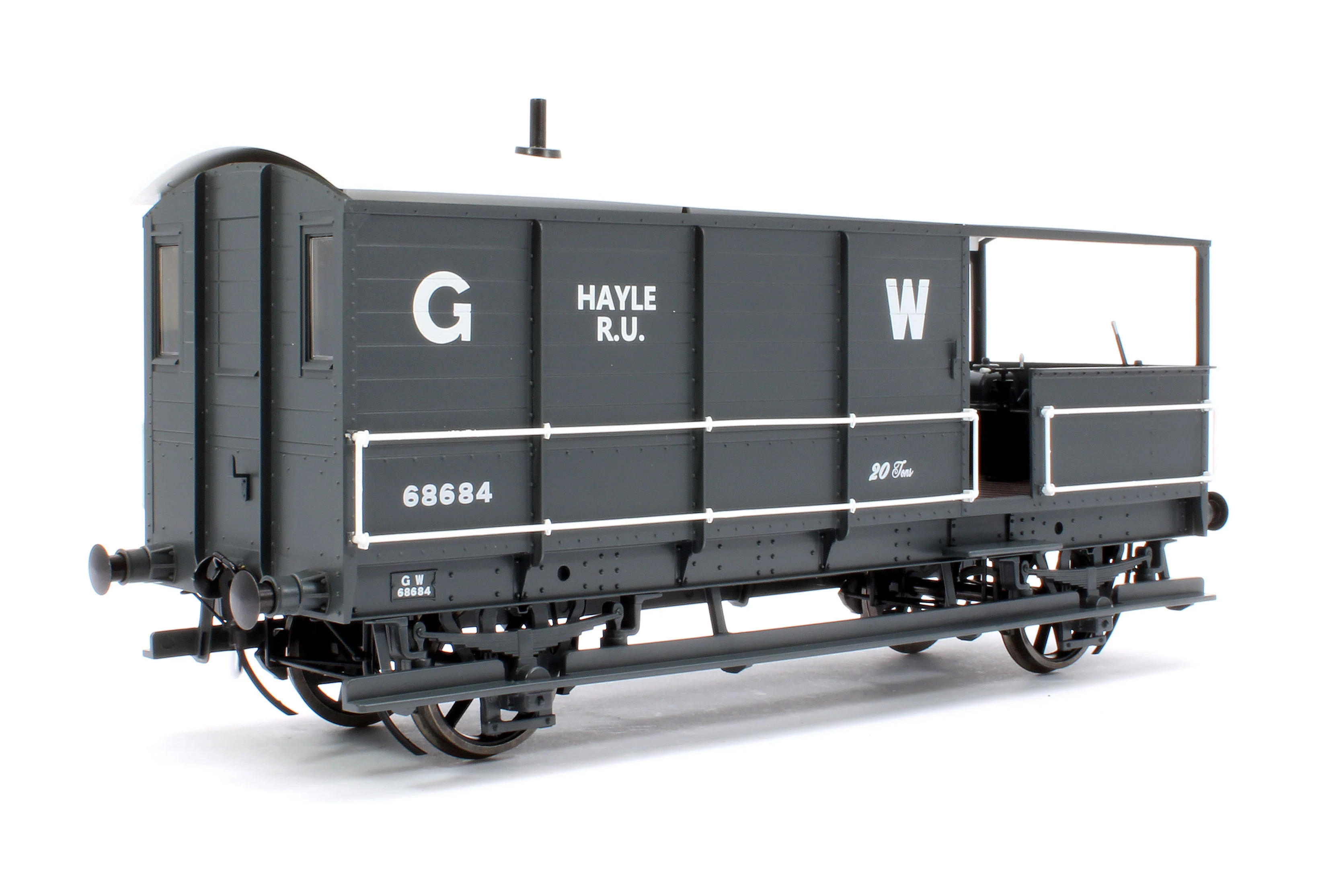 7F-300-002 Great Western Toad Brake Van Diagram AA15 Grey 68684 - Image 3