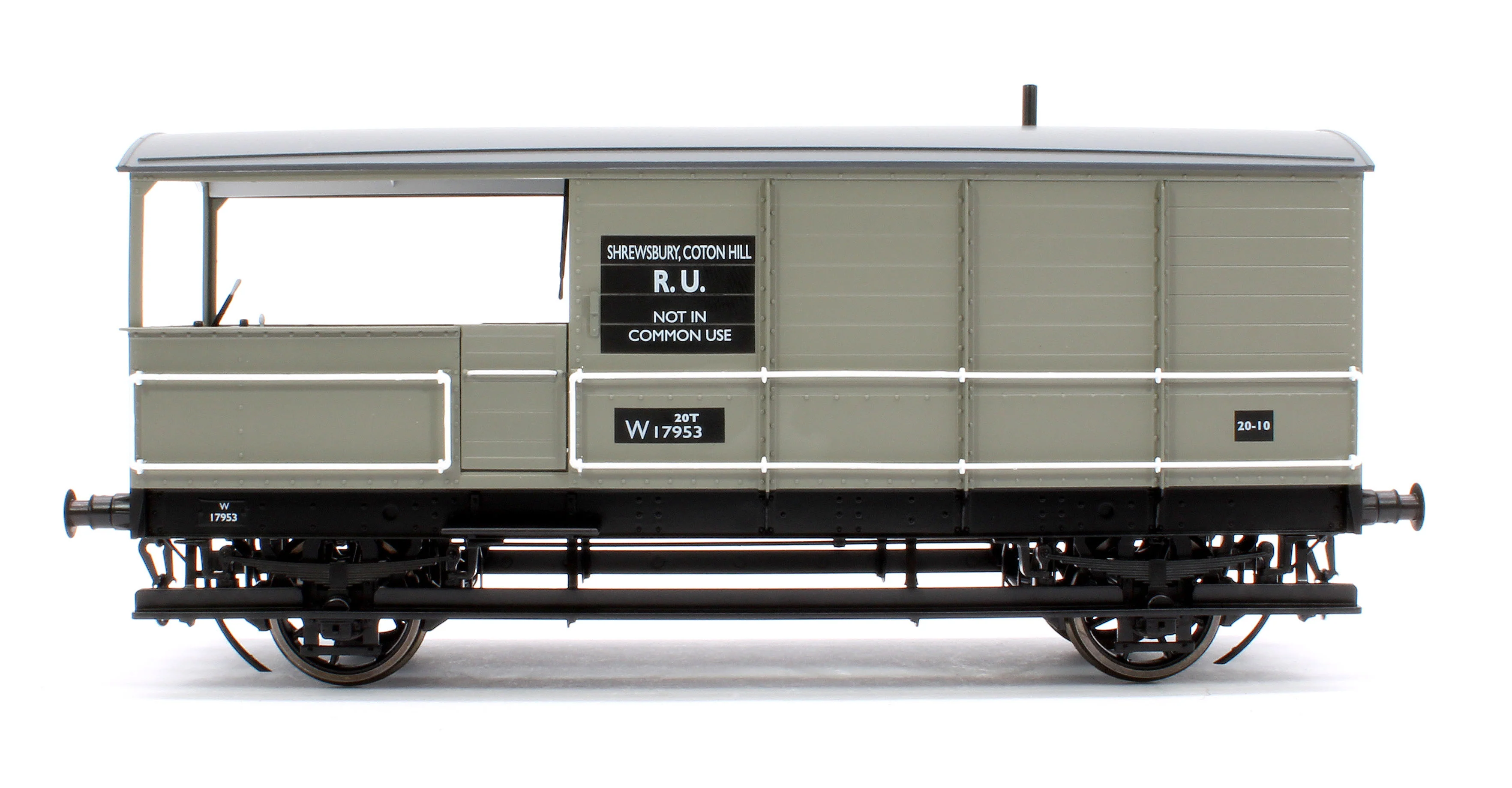 7F-300-003 Great Western Toad Brake Van Diagram AA15 Grey W17953 - Image 2