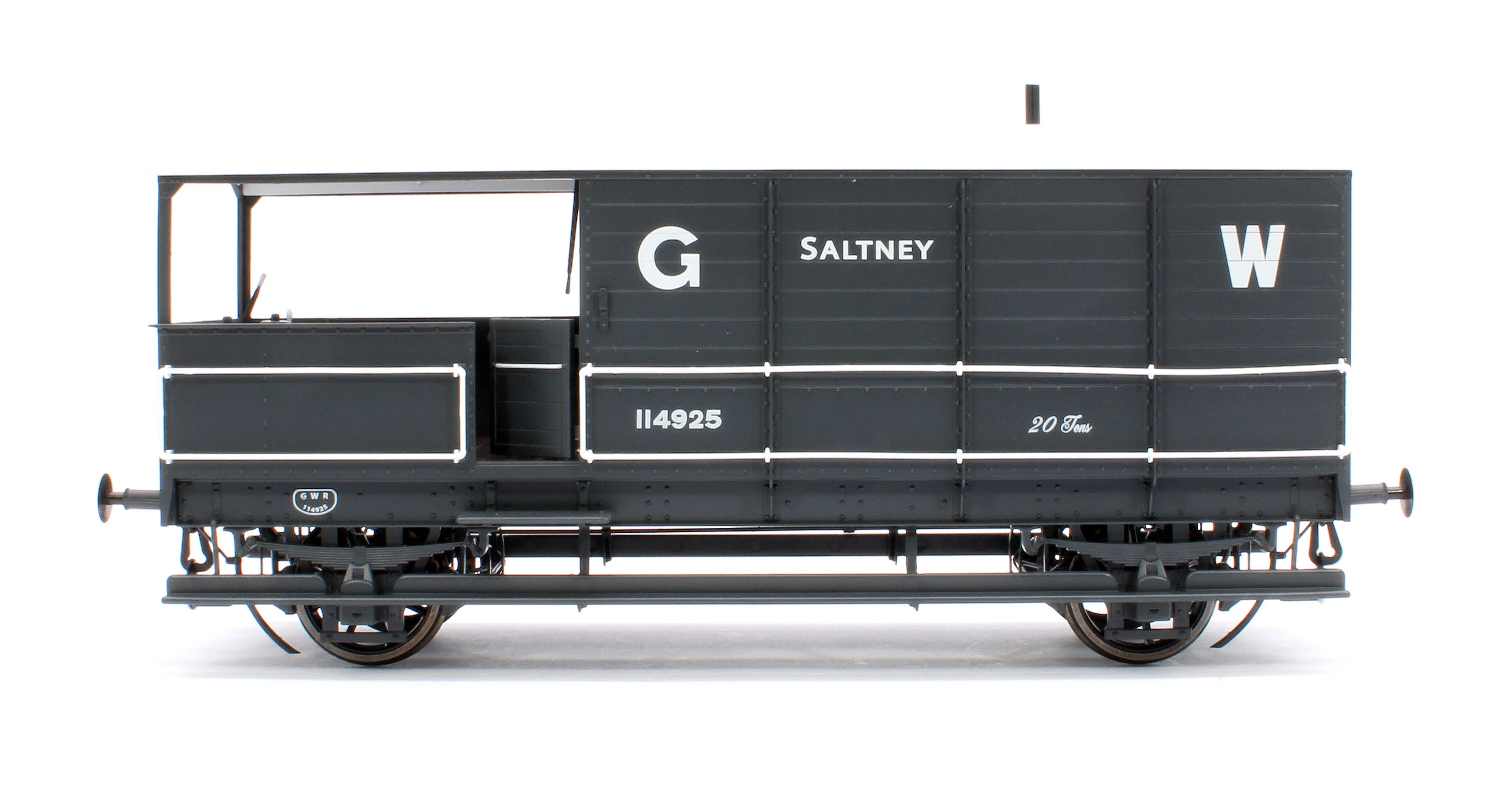 7F-300-005 Great Western Toad Brake Van Diagram AA19 Grey 114925 - Image 2