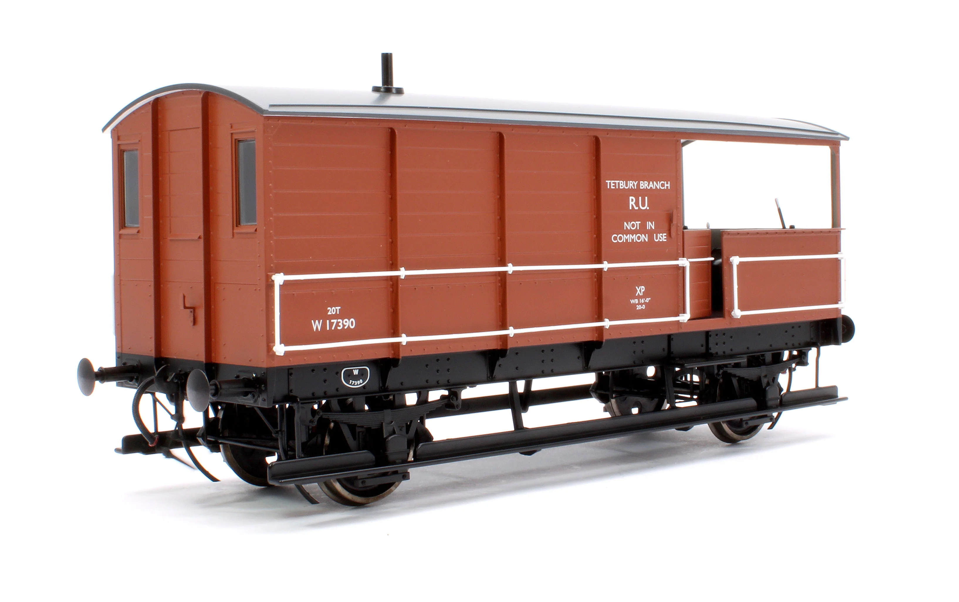 7F-300-009 Great Western Toad Brake Van Diagram AA21 Bauxite W17390 - Image 3