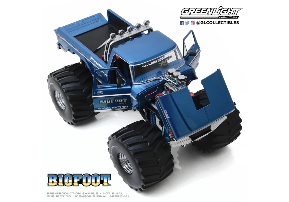GL13541 Bigfoot No.1 - Kings Of Crunch-1974 Ford F-250 Monster Truck 66” Tyres - Image 2