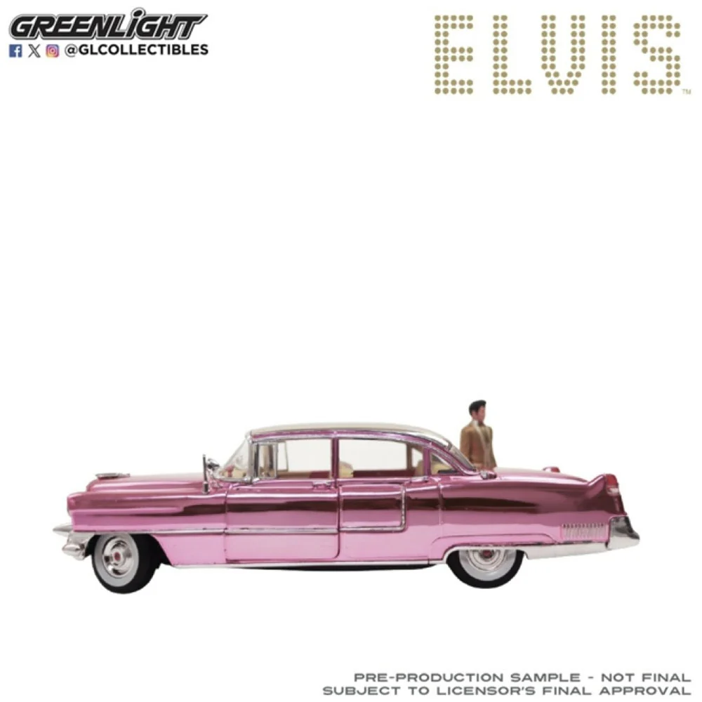GL13723 Elvis Presley 1955 Cadillac Fleetwood Series 60 Pink Cadillac WF