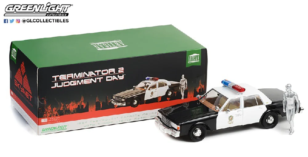 GL19105 Chevy Caprice Met Police (1987) - Terminator 2: Judgment Day (1991) - Image 2