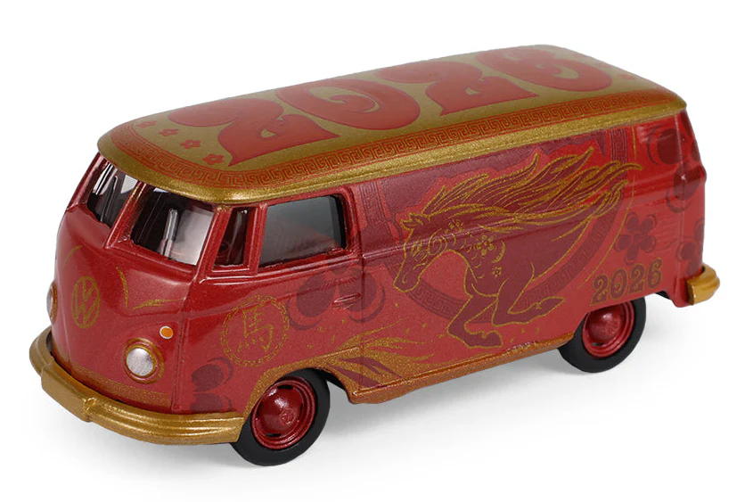 GL30604 Volkswagen Type 2 Panel Van - Chinese Zodiac 2026 Year Of The Horse