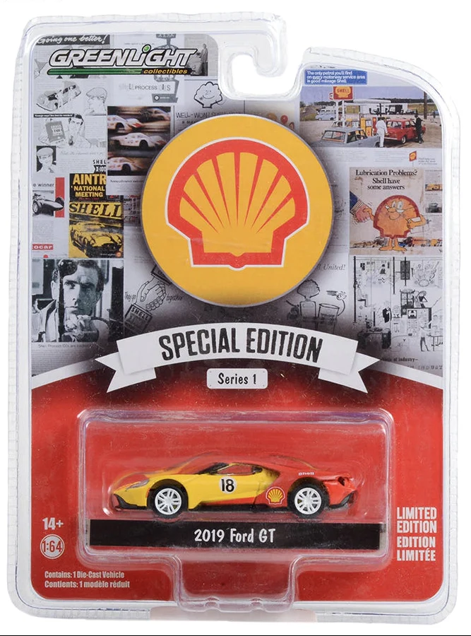 GL41125-E Shell Oil Special Edition Series 1 - 2019 Ford GT No.18 Shell Oil