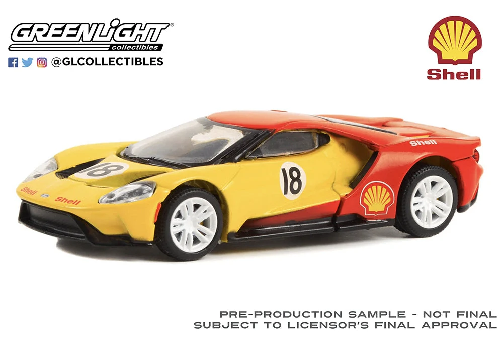 GL41125-E Shell Oil Special Edition Series 1 - 2019 Ford GT No.18 Shell Oil - Image 2