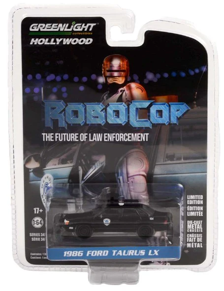 GL44940-D Robocop (1987 Movie) 1986 Ford Taurus LX Detroit Metro West Police - Image 2
