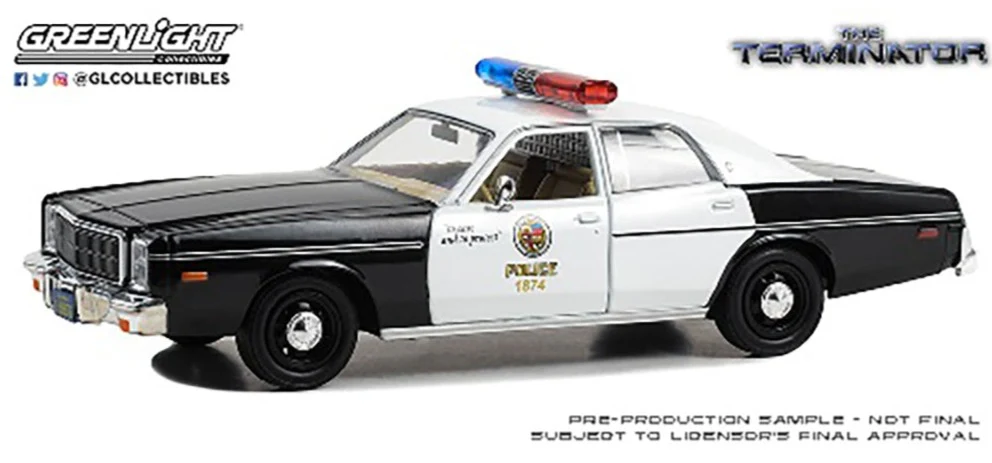 GL84193 The Terminator (1984 Movie) 1977 Plymouth Fury Metropolitan Police