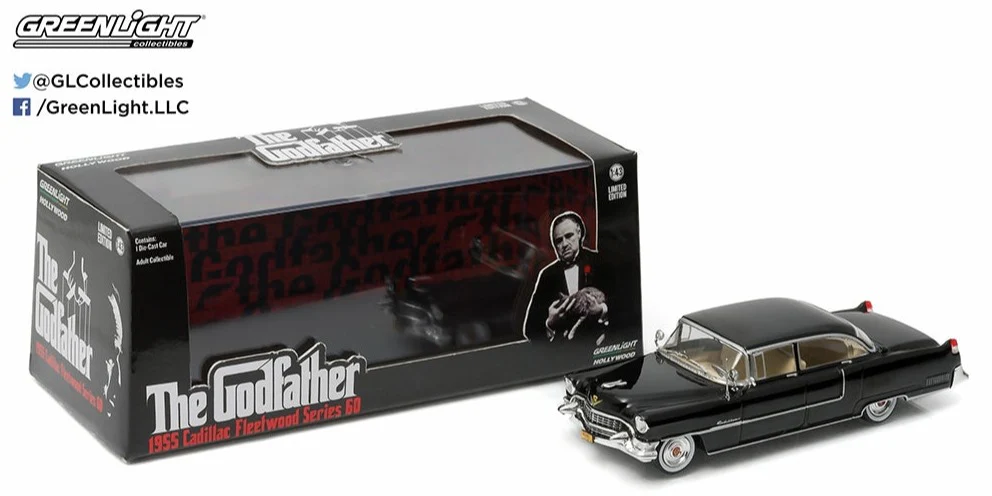 GL86492 The Godfather (1972 Movie) 1955 Cadillac Fleetwood Series 60 - Image 2