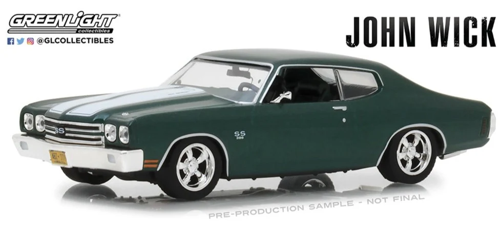 GL86541 John Wick 2 (2017 Movie) 1970 Chevrolet Chevelle SS396